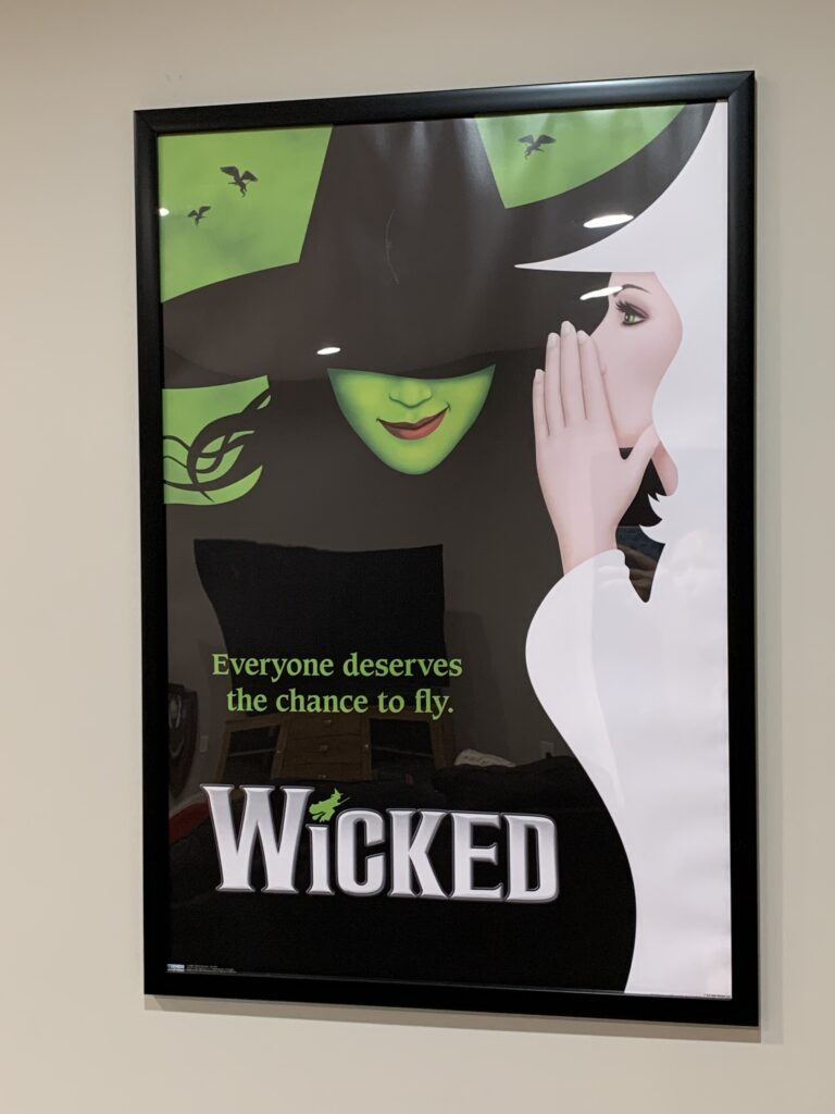 Wicked the musical poster